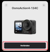 DJI Kamera verbinden